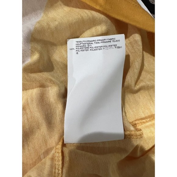 DSQUARED2 Mens DSQ2 Tank Top Shirt Yellow White Sz M Made in Italy NWTS71NC0212 - Picture 11 of 13